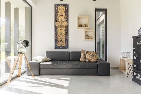 واتو الخريف الثاني بقلم جان أنطوان واتو | لوحة فنية جدارية منسوجة معلقة | التصميم العمودي الأرستقراطي الفرنسي التاريخي | 100% قطن مقاس الولايات المتحدة الأمريكية 86x26 in Kuwait