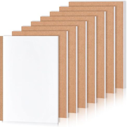 EOOUT 24 Pack Blank Kraft Notebooks, A5 Journals Notebook Bulk, Unlined Paper Sketchbooks, 8.3x5.5in 60 Pages Travel Journal Set for Journaling, Student, Kids, Writing in Kuwait