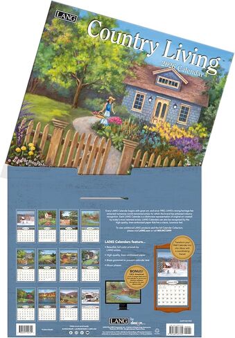 LANG Country Linving 2026 Wall Calendar - Made in USA in Saudi Arabia
