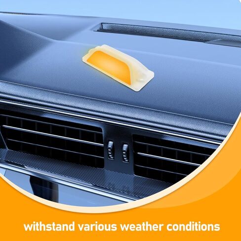 6 قطع من Homoyoyo علامات الأسفلت العاكسة، عاكسات مستطيلة للممر، مؤشرات قوية لرصيف الطريق لمطبات السرعة والأرصفة، استخدام متعدد المركبات، مقاومة للطقس in Kuwait