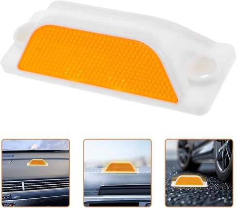 6 قطع من Homoyoyo علامات الأسفلت العاكسة، عاكسات مستطيلة للممر، مؤشرات قوية لرصيف الطريق لمطبات السرعة والأرصفة، استخدام متعدد المركبات، مقاومة للطقس in Kuwait