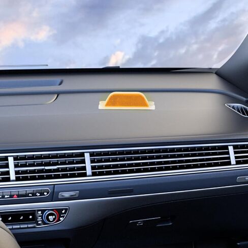 6 قطع من Homoyoyo علامات الأسفلت العاكسة، عاكسات مستطيلة للممر، مؤشرات قوية لرصيف الطريق لمطبات السرعة والأرصفة، استخدام متعدد المركبات، مقاومة للطقس in Kuwait