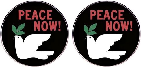 2 Ceasefire peace now enamel pins, Stop the war dove of peace lapel pin, Free Syria alloy badge, Palestine Lebanon pin in Saudi Arabia