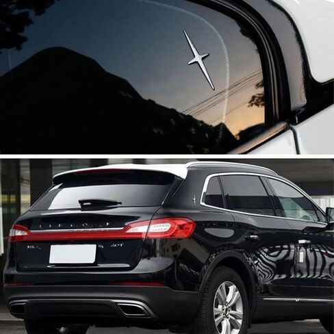 ملصق شعار السيارة المعدني ثلاثي الأبعاد، شعار ملصق جانبي/خلفي لصندوق السيارة متوافق مع موديلات لينكولن (MKS، MKT، MKX، Navigator، Continental، Corsair، Aviator) in Kuwait