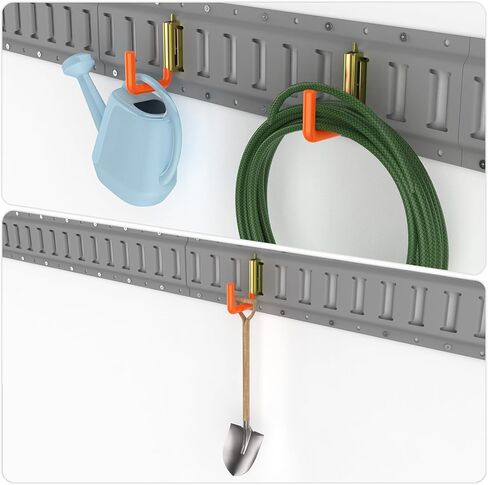 4 Pack Heavy Duty 5" E Track J Hooks with Non-Slip Rubber Coating | 25% Thicker 0.5" Steel J-Hooks Compatible with E-Track, X-Track | E Track Accessories J Hooks Ideal for Enclosed Trailer in Kuwait