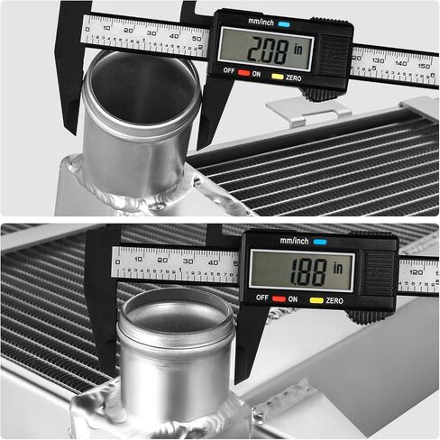 مشعاع تبريد من الألومنيوم ذو 3 صفوف من DNA MOTORING OE متوافق مع 89-93 دودج D250 350 W250 350 5.9L Cummins، RA-CUMMINS91-3، CU1198 in Saudi Arabia