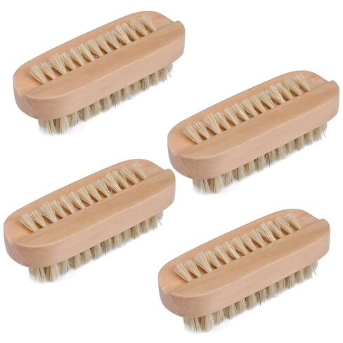 Cleaning Nail Brush Handle Scrubbing Brushes (Plastic Brush-4 Pcs) in Kuwait