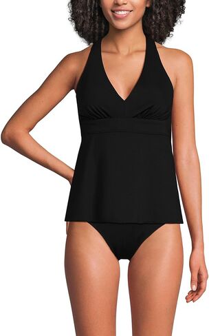 تانكيني نسائي من Lands' End برقبة على شكل حرف V Racerback Flutter Tankini in Saudi Arabia