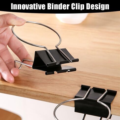 Desk Cup Holder Binder Clips Hooks,Disposable Paper Cup Table Edge Clamp,Headphone Bag Keys Hats Pencil Hanger for Home Office and School,2 Pack in Saudi Arabia