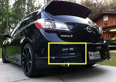 2x Black Smoked Lens LED Bumper Reflector Tail Brake Light Compatible with 2010 2011 2012 2013 Mazda3 MAZDASPEED3 JDM Mazda3 / Axela Sport/Sedan/Mazdaspeed BL5FW BLEAW BLEFW in Saudi Arabia