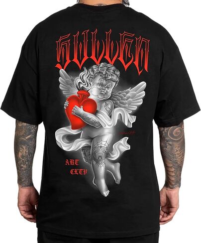 Sullen Men's Sacred Love Valentine Series Tattoo Lifestyle Graphic Standard Short Sleeve Tee in Saudi Arabia