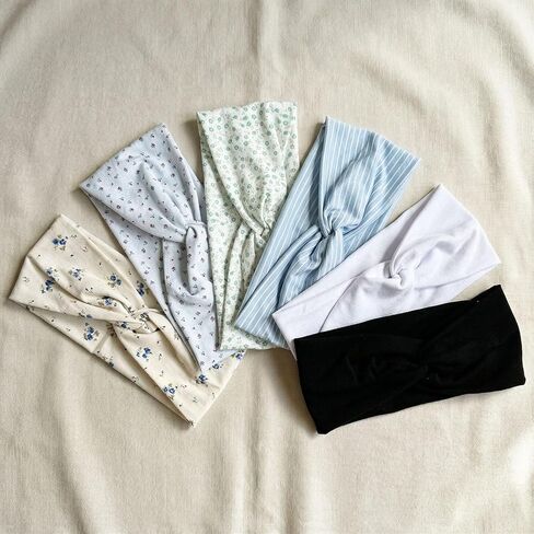 6 قطع من عصابات الرأس اللطيفة للنساء عصابة رأس عصرية لشعر المرأة غير قابلة للانزلاق in Kuwait