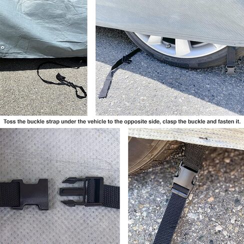 غطاء سيارة شاحنة من 5 طبقات لسيارة جي إم سي سييرا 2500HD 1999-2019 صندوق طويل بكابينة مزدوجة | حماية من جميع الأحوال الجوية: مقاوم للغبار، والرياح، ومقاوم للأشعة فوق البنفسجية، ومسامي ومتين in Kuwait