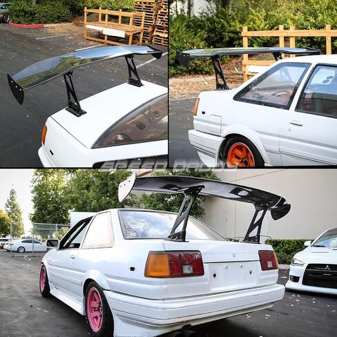 Auto Dynasty Universal 69 inches GT Style Carbon Fiber Spoiler with Brackets in Saudi Arabia