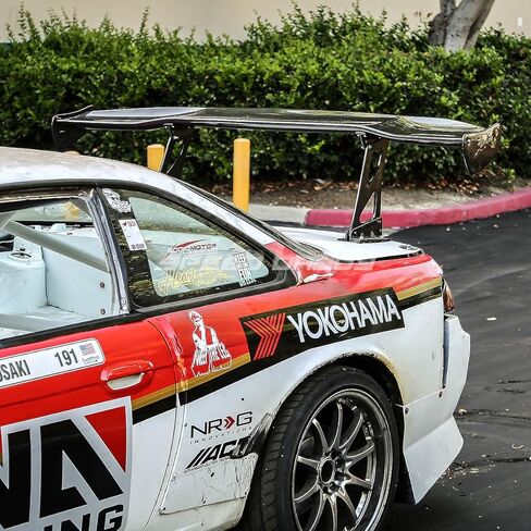 Auto Dynasty Universal 69 inches GT Style Carbon Fiber Spoiler with Brackets in Saudi Arabia