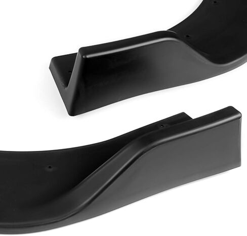 Auto Dynasty 3Pcs RA-Style Car Front Bumper Lip Spoiler Wing Body Kit Compatible with Honda Accord Sedan 18-22, Matte Black in Saudi Arabia