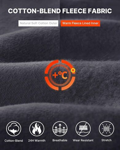 G4Free السراويل النسائية المبطنة بالصوف عالية الخصر الشتاء الحراري الدافئ فرك السراويل Sweatpants رمادي داكن in Saudi Arabia