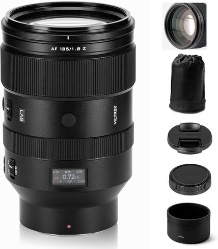 VILTROX 50mm f/1.8 F1.8 STM Auto Focus Prime Full Frame Lens for Nikon Z-Mount Camera Z5 Z50 Z6 Z6 II Z7 Z7 II in Kuwait