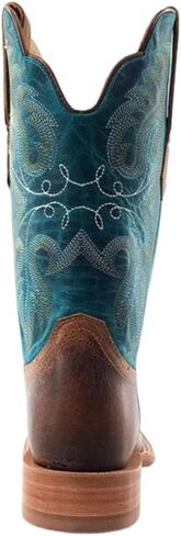 R Watson Women's 11" Azure Honey Wide Square Toe Western Boots in Saudi Arabia