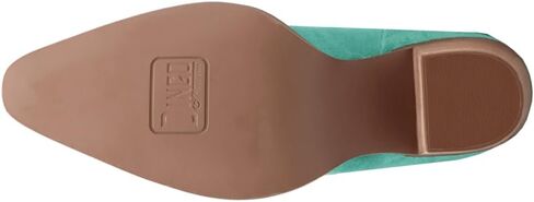 Dingo Womens Twister Fringe Snip Toe Pull On Casual Boots Over the Knee Mid Heel 2-3" - Green in Saudi Arabia