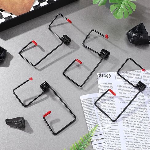 6pcs Car Windshield Wiper Arm Pressure Spring Booster, Wiper Arm Springs Replacement, for Rain Snow, Easy Install, Black in Saudi Arabia
