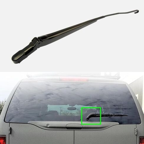 Rear Wiper Arm Blade for 2000 2001 2002 2003 2004 2005 Ford Excursion Eddie Bauer XLS XLT Limited Sport Utility 4-Door Rear Back Windshield Wiper Arm Blade Set Replacement in Kuwait