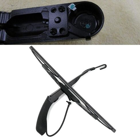 Rear Wiper Arm Blade for 2000 2001 2002 2003 2004 2005 Ford Excursion Eddie Bauer XLS XLT Limited Sport Utility 4-Door Rear Back Windshield Wiper Arm Blade Set Replacement in Kuwait