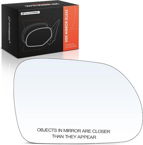 A-Premium Right Passenger Side Heated Mirror Glass with Backing Plate Compatible with Kia Soul 2020-2024 - Exterior Side View Convex Mirror in Saudi Arabia