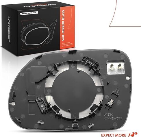 A-Premium Right Passenger Side Heated Mirror Glass with Backing Plate Compatible with Kia Soul 2020-2024 - Exterior Side View Convex Mirror in Saudi Arabia