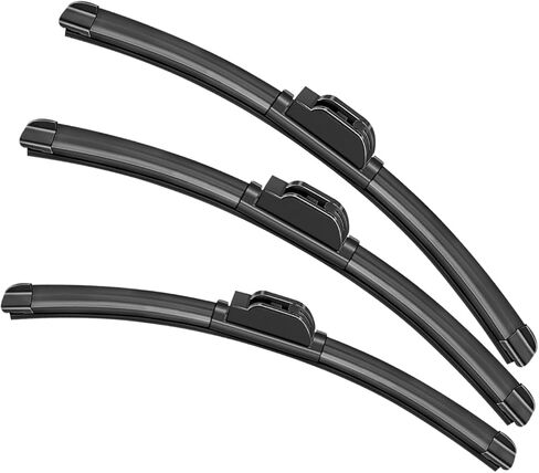 19 "+19" + 14 "3 قطعة شفرات ممسحة الزجاج الأمامي تناسب نيسان إكستيرا 2004-2000 ، للسيارة الأمامية والخلفية in Kuwait