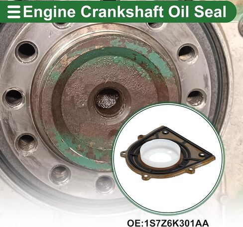 Motoforti Crankshaft Oil Seal with Flange Main Seal for Ford Escape 2005-2008 2017-2019 No.1S7Z6K301AA in Saudi Arabia