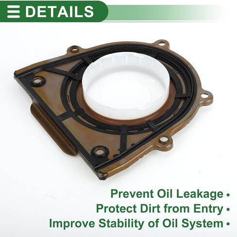 Motoforti Crankshaft Oil Seal with Flange Main Seal for Ford Escape 2005-2008 2017-2019 No.1S7Z6K301AA in Saudi Arabia