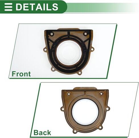 Motoforti Crankshaft Oil Seal with Flange Main Seal for Ford Escape 2005-2008 2017-2019 No.1S7Z6K301AA in Saudi Arabia