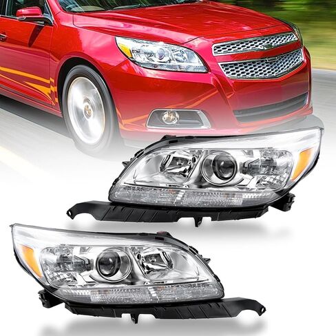 مجموعة المصابيح الأمامية متوافقة مع جهاز العرض Chevy Malibu 2013 2014 2015 2016 المحدود للسائق وجانب الركاب in Kuwait