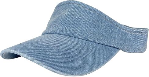 Sun Visors Hat Women Jean Denim Retro Sports Cap Summer Golf Beach Tennis Adjustable Hats in Saudi Arabia