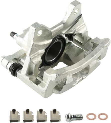 Rear Brake Caliper w/Bracket with Bracket for 2007-2011 Dodge Nitro 3.7L 4.0L Left 2008-2012 Jeep Liberty 3.7L Left 2007-2018 Jeep Wrangler 3.6L 3.8L Right 18-B5046 in Saudi Arabia