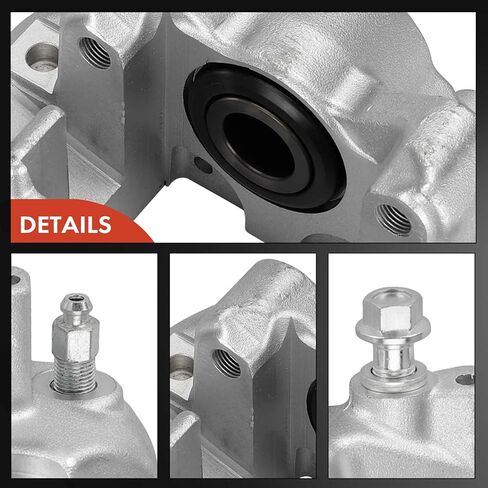 A-Premium Disc Brake Calipers Assembly Without Bracket Compatible with Lexus LS460 2007-2017 4.6L only - Rear Driver and Passenger Side, 2-PC Set in Saudi Arabia