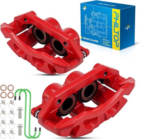 PHILTOP Brake Caliper Front Compatible with 2011-2018 1500, 2019-2023 1500 Classic, 2009-2010 Ram 1500, 2007-2009 Aspen, 2007-2009 Durango, 2009-2011 Dakota, 18-B5054, 18-B5055 in Saudi Arabia