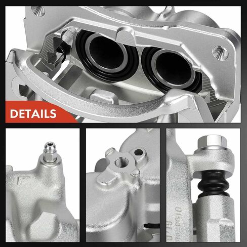 A-Premium Disc Brake Caliper Assembly with Bracket Compatible with Mazda Vehicles - MPV 2000-2006 - Front Driver and Passenger Side in Saudi Arabia
