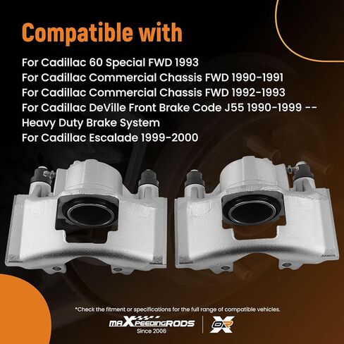 maXpeedingrods 18-4300, 18-4299 Front Pair Brake Calipers fit for Express Savana 1500 Ram 1500 Tahoe Yukon C1500 in Saudi Arabia