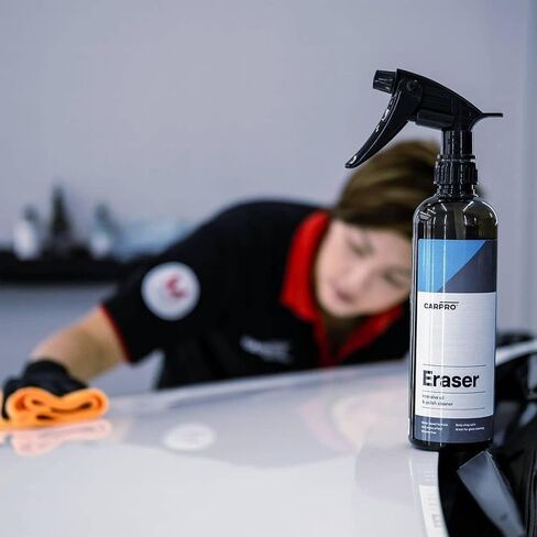CARPRO Eraser Polish & Oil Remover - Ceramic Coating Prep, Complete Removal of Polishing Oils for Application of CQUARTZ Ceramic Coat, Anti-Static, Dust Free, No Silicone - 1 Liter (34oz) and Sprayer in Saudi Arabia