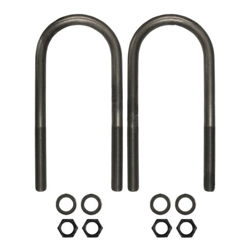 Belgrade Parts & Service, Inc. Heavy Duty Ubolt kit 3/4in X 4in X 10-3/8in Round Replaces K241570257, K241570270 in Kuwait