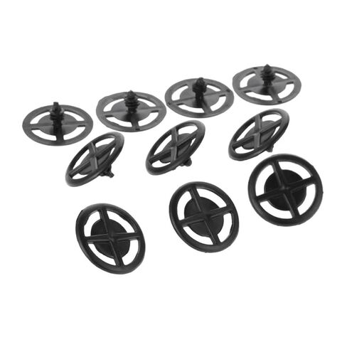 10pcs/Set Auto Hood Insulation Retainer Plastic Clips Fastener Engine Hood Buckle Heat Shield Clip for Auveco(10pcs) in Saudi Arabia
