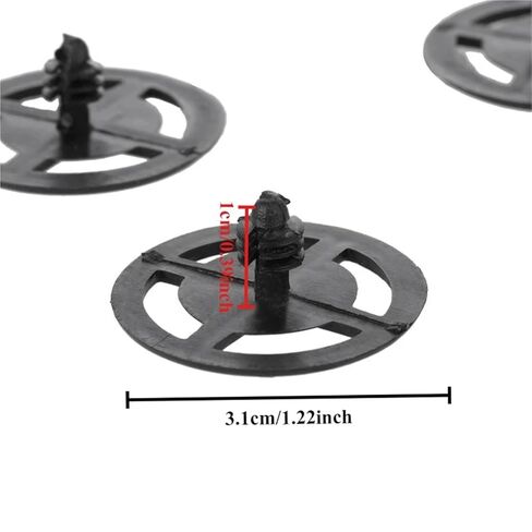10pcs/Set Auto Hood Insulation Retainer Plastic Clips Fastener Engine Hood Buckle Heat Shield Clip for Auveco(10pcs) in Saudi Arabia