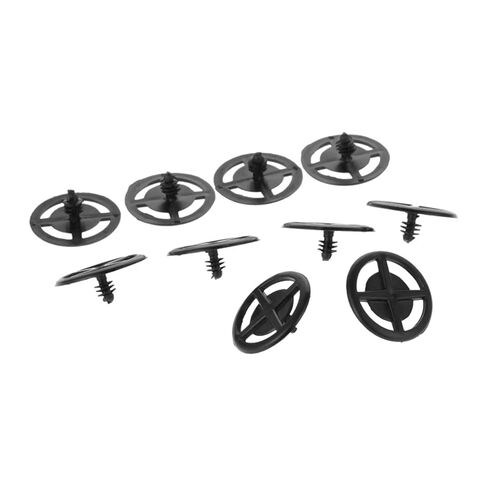 10pcs/Set Auto Hood Insulation Retainer Plastic Clips Fastener Engine Hood Buckle Heat Shield Clip for Auveco(10pcs) in Saudi Arabia