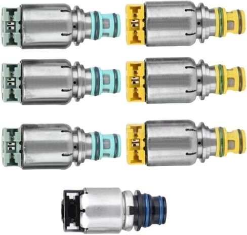 6T40E 6T30E Gearbox Solenoid Valve 7-Piece Set Compatible For 6T45E in Kuwait