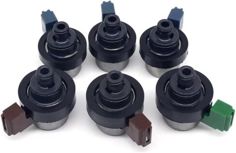6 Pcs Transmission Solenoid Valve Kit 4EAT 31939-AA191 31939AA130 31939AA160 Compatible For Subaru Baja Forester Impreza Legacy Outback in Kuwait