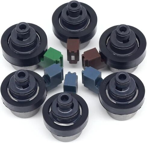6 Pcs Transmission Solenoid Valve Kit 4EAT 31939-AA191 31939AA130 31939AA160 Compatible For Subaru Baja Forester Impreza Legacy Outback in Kuwait