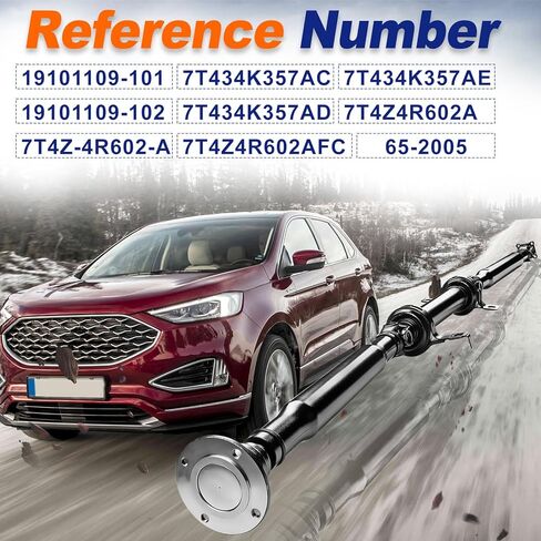 65-2005 عمود محرك المروحة عمود الدفع الخلفي متوافق مع Ford Edge 3.5L AWD 2007 2008 استبدال #19101109-101 7T434K357AC 7T434K357AD in Kuwait