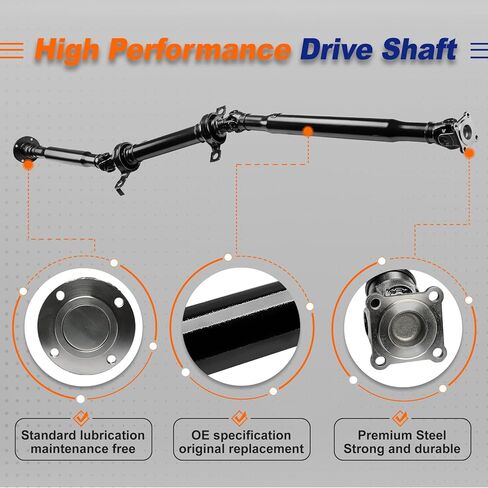 65-2005 عمود محرك المروحة عمود الدفع الخلفي متوافق مع Ford Edge 3.5L AWD 2007 2008 استبدال #19101109-101 7T434K357AC 7T434K357AD in Kuwait